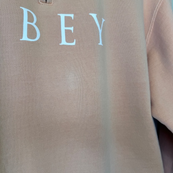 OBEY Mock Neck Dusty Pigment Henley Zip Dual Side Pockets Long Sleeve Sweatshirt - Picture 11 of 12